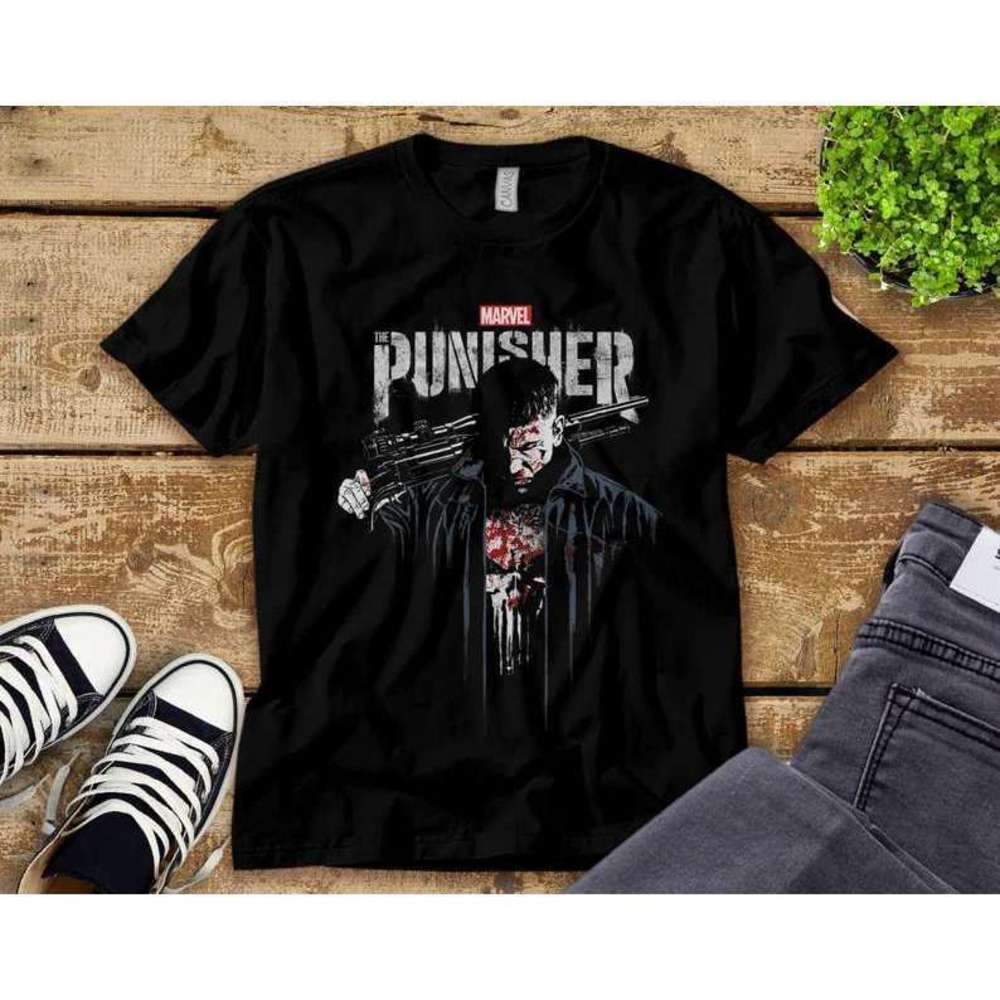 The Punisher Frank Castle Vigilante Marvel T Shirt
